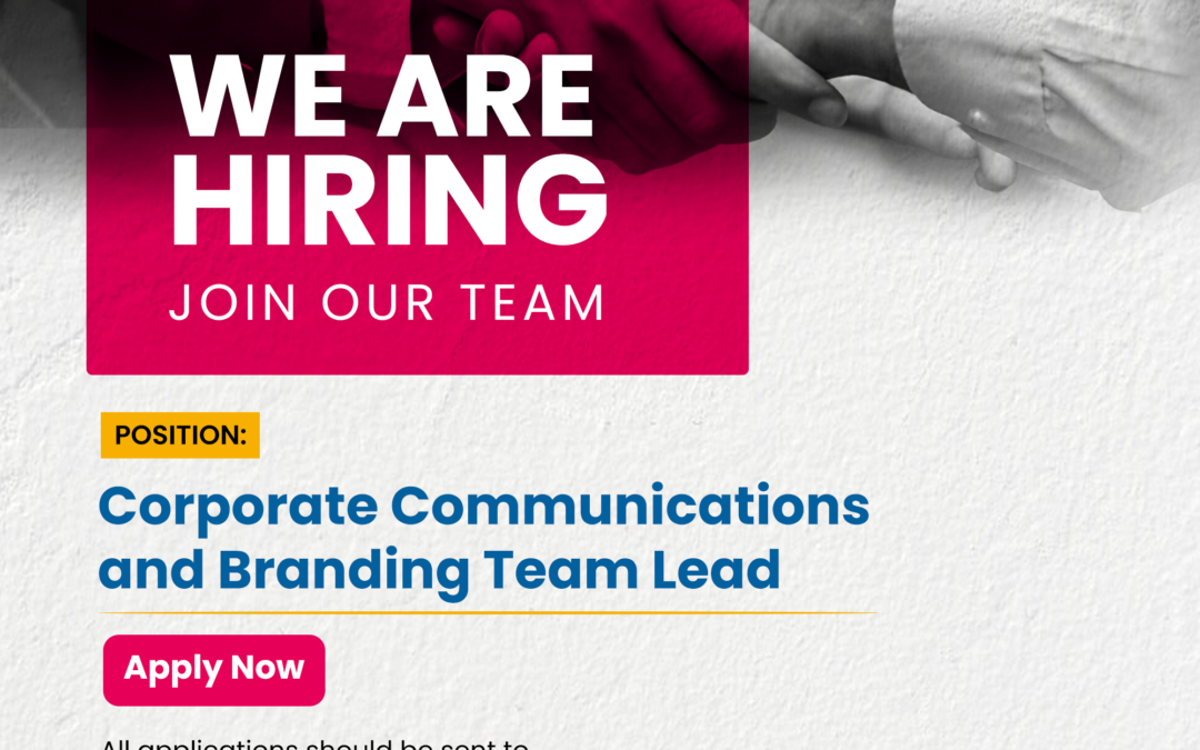 Corporate Communications and Branding Team Lead